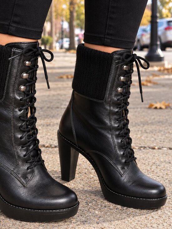 Cole Haan Shoes - Cole Haan Nike Air Stephanie Boots 7B Black